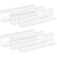 thumbnail image 1 of 20 piezas de separadores de cajones para estantes, tablillas divisorias, placa divisoria, organizador transparente de ropa, armario de plástico, 1 of 6