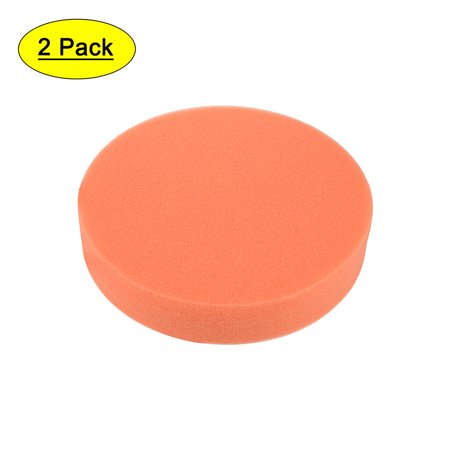 

Uxcell 5 Buffing Sponge Pads Drill Polishing Buffer Pad Disc Hook and Loop Backing for Polishing 2Pack