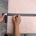 thumbnail image 6 of Gieenan 4 Section Multi Angle Measuring Ruler, Universal Multi Angle Measuring Ruler, 6 of 16
