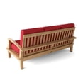 thumbnail image 2 of Anderson Teak Brianna Contemporary Teak Deep Seating Sofa w/ Cushion in Natural, 2 of 10