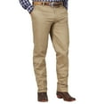 thumbnail image 2 of Wrangler Mens Riata Khaki Flat Front Pant, 2 of 4