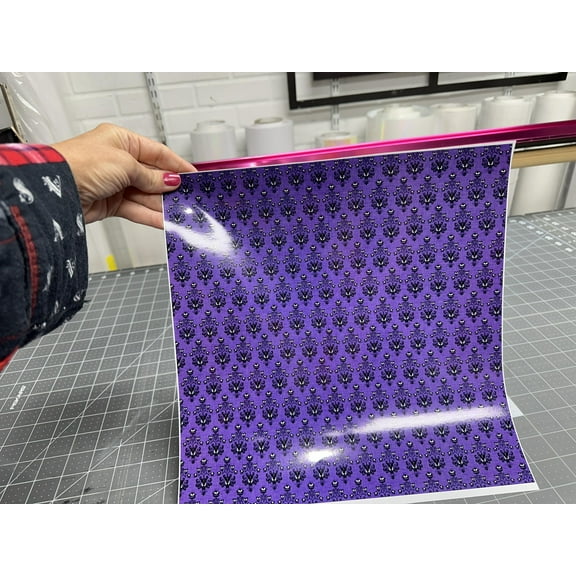 Printed Adhesive Vinyl Haunted Wallpaper Pattern Removable Wall Vinyl