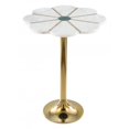 thumbnail image 1 of Mesa Lateral Kessa Muebles Scallop Oro Blanco, 1 of 5