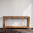 thumbnail image 3 of Easy4Home 60" Rustic Wood Console Table Hand-Made, Brown, 3 of 7