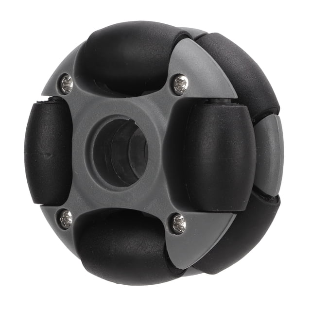 Roue Omnidirectionnelle, Nylon de Roue Omnidirectionnel à Mobilité Latérale avec Accouplement Circulaire et Transversal pour le Transport Ferroviaire
