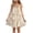 Beige, variant on ITSAME Girls Slip Dress, Vacation Style Lightweight Round Neck Summer Casual Fashion Tiered Dress Purple 5-6T