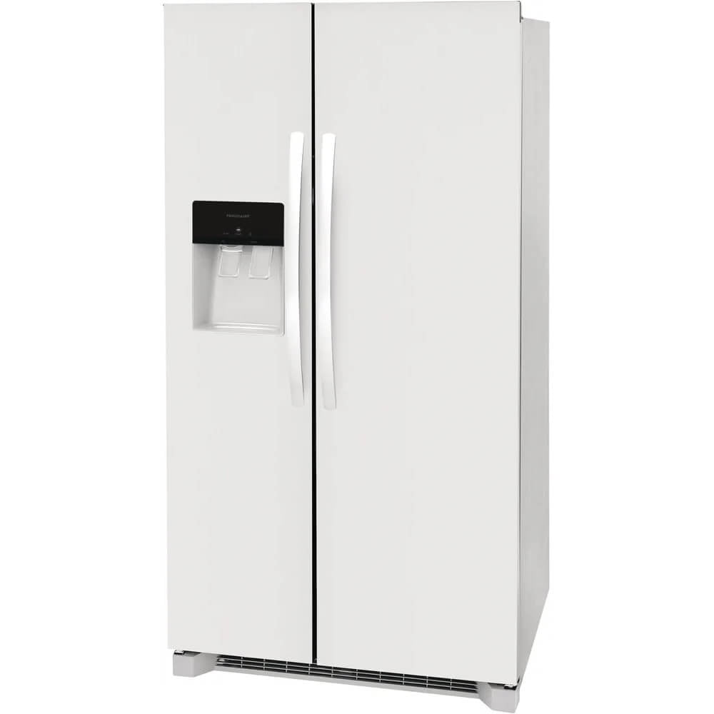 Frigidaire FRSS2623AW 25.6 Cu. Ft. White Side-by-Side Refrigerator