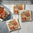thumbnail image 2 of Thirstystone "Bourbon Splash" 4-Pack Tumbled Tile Coasters, 2 of 7
