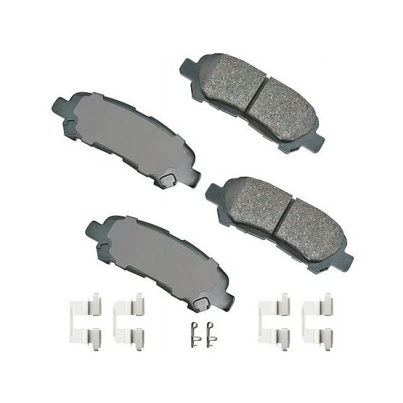 Rear Brake Pad Set - Compatible with 2008 - 2013 Toyota Highlander 2009 2010 2011 2012