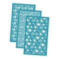 thumbnail image 2 of 3 Pieces Silk Screen Stencils for Polymer Clay Silk Screen Polymer Clay Reusable flower, 2 of 9