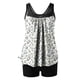 thumbnail image 4 of Trajes de baño Amzcrzy Tankini para mujer, trajes de baño, trajes de baño, bikini, traje de baño de dos piezas con estampado de moda de cintura alta conservador para mujer, multicolor, M, 4 of 5