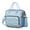 Sky-blue-57, variant on Marine Lighthouse and Helm Insulated Lunch Bag, Large Leakproof Cooler Tote with Ocean Waves and Seaside Style, Foldable and Stylish