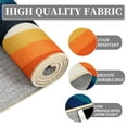 thumbnail image 2 of Garvee 2'x6' Hallway Runner Rug Washable Modern Geometric Rug Non-Slip Bedsides Rugs for Kitchen, Blue Orange, 2 of 8
