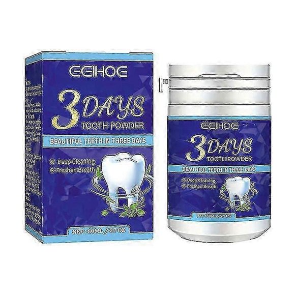 1Bottles Teeth Whitening Powder Remove Tooth Stain