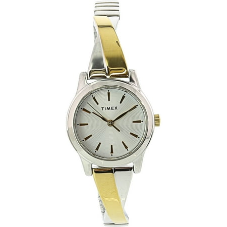 Timex - Timex Women's Stretch Bangle TW2R98600 Silver Stainless-Steel Japanese Quartz Fashion
