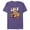 Purple, variant on Men's DC League of Super-Pets Rule the World Lulu Badge  Graphic Tee Charcoal Heather X Large