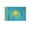 2x3 ft Nylon Flag, variant on AGAS Kazakhstan Flag 4x6 inch - 11" Plastic Pole 100% Polyester Stitched Edges Kazak National Mini Flag on a Stick