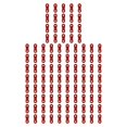 thumbnail image 1 of Wosthever Hebillas de sujeción de 20 piezas, hebilla de cordón de paracaídas, ajustador de cuerda de tracción de aleación de aluminio, tope de cuerdas Rojo 5piezas Wosthever CBP226825, 1 of 5