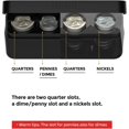 thumbnail image 2 of Kateacoin Soporte para organizador de cambio de automóvil Dispensador de dinero de monedas de almacenamiento universal Compatible con la mayoría de los accesorios de automóviles y camiones (paque, 2 of 5