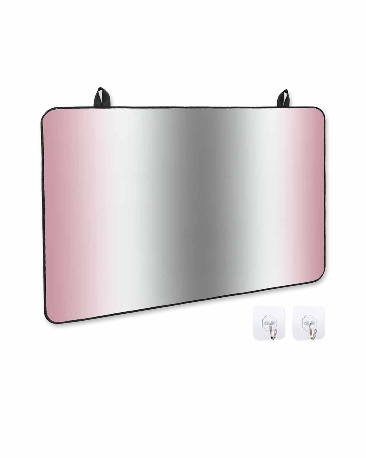 nqOlkjepod Large Induction Cooktop Protector Mat 24"x21", Pink Grey Stove Top Covers for Electric Stove, Gray Farmhouse Modern Rustic Decorative Stove Burner Cover Mats, Glass Top Stove Cover