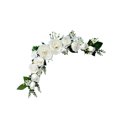 thumbnail image 2 of Kearding Guirnalda de puerta con botín de flores, accesorios para el hogar de aniversario exquisito, guirnalda de fiesta sin rebabas, guirnaldas Decoración del hogar Blanco 75cm Kearding  HA084034-03, 2 of 6