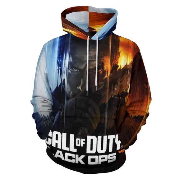 Call of Duty Black Ops Pullover Hoodie Casual Hooded Long Sleeves Sweatshirts Women Men