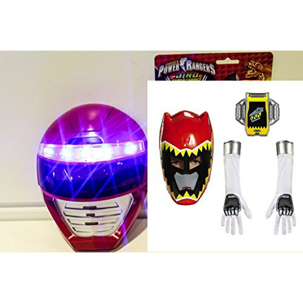 POWER RANGERS MASK and Glove Set - Unique Kids Dress Up Role Play ...