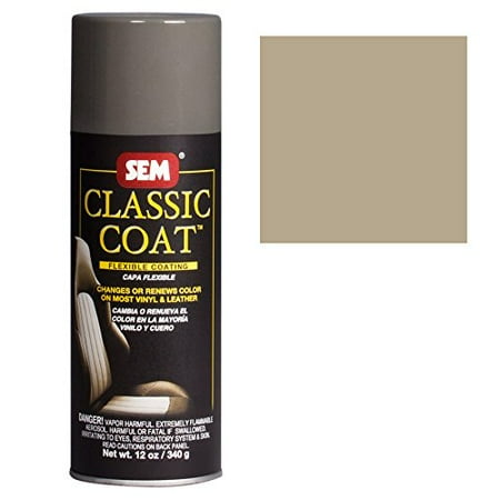 - SEM CLASSIC COAT Light Parchment Vinyl Leather Spray Paint SEM 17033