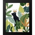 thumbnail image 2 of Vess, June Erica 20x24 Black Modern Framed Museum Art Print Titled - Panther Magic II, 2 of 5