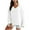 White, variant on Giftesty Womens Shirts Womens Fall Oversized Sweatshirts Crewneck Fleece Casual Fashion Pullover Sweaters Outfits Sweatshirt