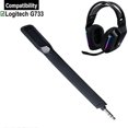 thumbnail image 2 of Orginal Gold-Plated OFC Replacement Aux 35mm Game Mic Microphone Boom for Logitech G733 G-733 G 733 Gaming Headsets Headphones, 2 of 5