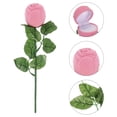thumbnail image 3 of Uxcell Rose Ring Box Rose Romantic Engagement Ring Box Jewellery Storage Pink, 3 of 6