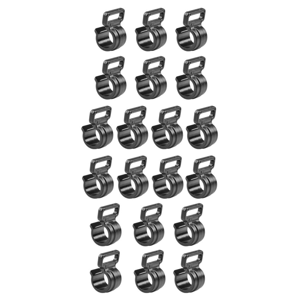 Set of 20 Hook Hanging Hanger, Awning, Post Clips Light Hooks for Camp