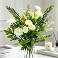 thumbnail image 1 of Ramo Artificial de Gardenia Blanca de Interior, Flor Falsa de 19 Pulgadas de Alto con Follaje Verde, Decoración de Bajo Mantenimiento para Salas de Estar y Eventos, 1 of 8