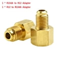 thumbnail image 7 of 2PCS R12 to R134a R134a to R12 Adapter Kit 1/4 Female Flare 1/2 Acme Male, 7 of 7