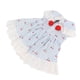 thumbnail image 2 of Ropa para mascotas de conejo, vestido de cereza para mascotas, falda de cereza para conejos, chinchillas, cerditos fragantes, azul, L, 2 of 5
