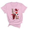 thumbnail image 2 of TrendVibe365 Valentines Shirts for Women Love Heart Graphic Gnomes Casual Shirts Short Sleeve Holiday Gifts Shirts Crew Neck Pullovers 2024 Tees Fashion Blouse Clothes, 2 of 4