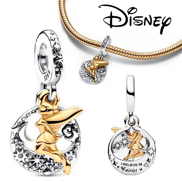 Star Wars Plata De Ley 925 Silver Original Beads Disney Tinkerbell Charms for Pandora Star Wars Bracelet DIY Jewelry Women GiftChina Gao Jinjia LED