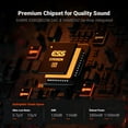 thumbnail image 3 of Fosi Audio SK02 DAC Headphone Amplifier Preamp Support DSD 256 PCM For 3.5MM & 4.4MM Balanced Headphone, 3 of 6