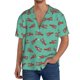 thumbnail image 1 of Fotbe Cartoon Lobsters 4 Camisa Estampada de Manga Corta para Hombre, Casual de Verano, Estilo Playero, Sin Arrugas-3X-Large, 1 of 5