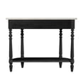 thumbnail image 4 of Butler Specialty Company Danielle Marble 40" One- Drawer Console Table - Black, 4 of 5