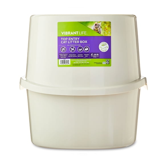 Vibrant Life Top Entry Cat Litter Box, 1 Count