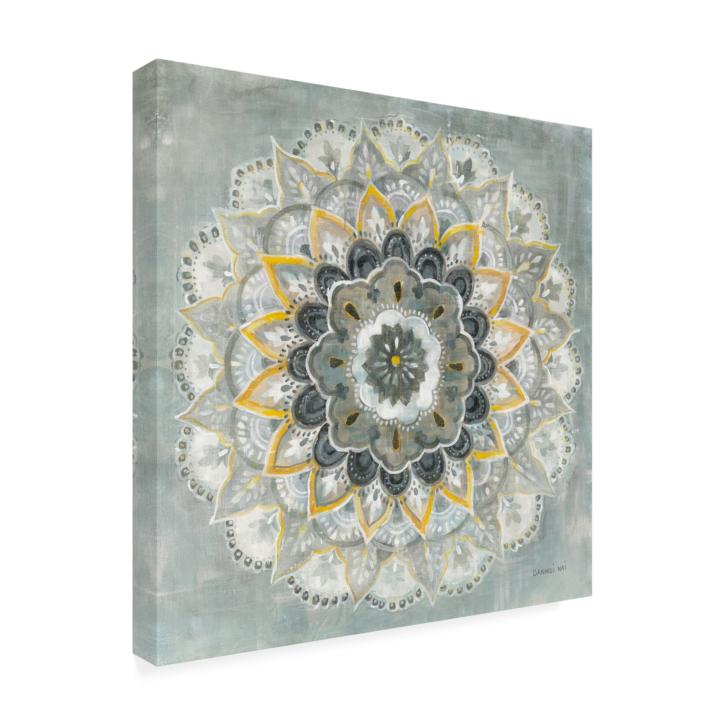 Danhui Nai 'Sunburst Mandala' Canvas Art