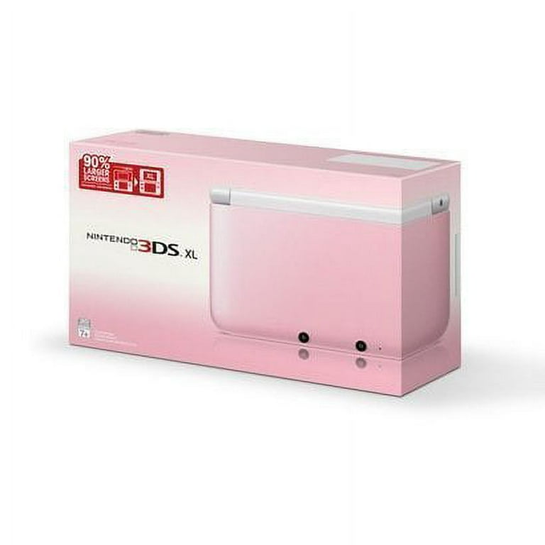 Restored Nintendo 3DS XL Pink / White Portable Console