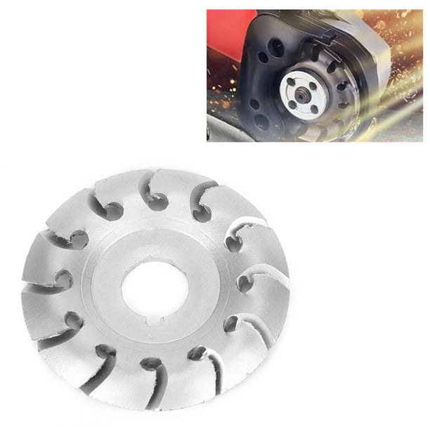 Disco de modelado Disco de tallado de madera de acero al manganeso, Disco de modelado de pulido Cuchillas de modelado de carpintería, Madera plateada Otros materiales Tallado de caucho para Ecomeon no