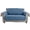 Blue, variant on Eurhowing Reversible Loveseat Slipcover 2-Seater, Waterproof Non-Slip Quilted Couch Cover, Pet Friendly Sofa Protector with Elastic Straps, Peacock Blue