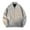 Gray, variant on hotojiny Plus Size Jackets for Men Vintage Full Zip Outerwear Lightweight Long Sleeve Casual Coat with Pockets Big and Tall