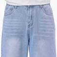 thumbnail image 5 of Qunyiney Boy Jeans Baggy Blue Wide Leg Denim Pants Relaxed Fit Casual with Pockets Jeans Size 13-14years, 5 of 7