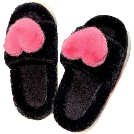 

PIKADINGNIS Fuzzy Slippers Fluffy Slippers Warm House Slippers Cozy Plush Comfy Warm Fluffy Slipper for Women