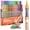 30 Colors, variant on JusArt Acrylic Paint Markers Brush Tip 30 Colors, Water-Based No-Bleed Markers with Automatic Ink Control, Waterproof Acrylic Paint Pens for DIY Art Crafts -Fabric, Rock, Wood, Glass, Ceramic, Metal